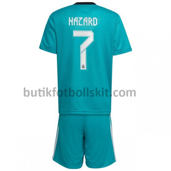 Real Madrid Eden Hazard 7 Barn Tredje Matchtröja 2021/22 Kortärmad