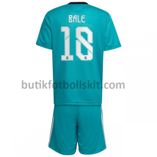 Real Madrid Gareth Bale 18 Barn Tredje Matchtröja 2021/22 Kortärmad