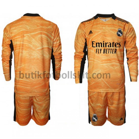 Real Madrid Målvakt Barn Borta Matchtröja 2021/22 Långärmad