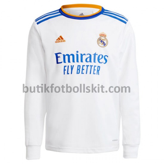 Real Madrid Hemma Matchtröja 2021/22 Långärmad