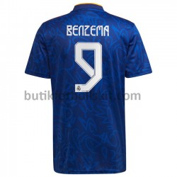 Real Madrid Karim Benzema 9 Borta Matchtröja 2021/22 Kortärmad