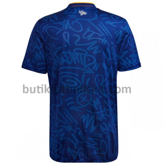 Real Madrid Barn Borta Matchtröja 2021/22 Kortärmad