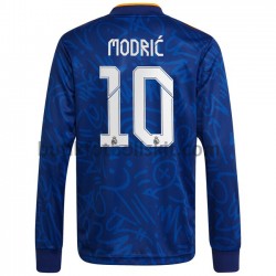 Real Madrid Luka Modrić 10 Borta Matchtröja 2021/22 Långärmad
