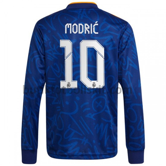 Real Madrid Luka Modrić 10 Borta Matchtröja 2021/22 Långärmad