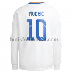 Real Madrid Luka Modrić 10 Hemma Matchtröja 2021/22 Långärmad