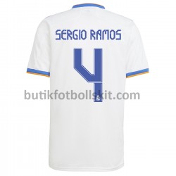 Real Madrid Sergio Ramos 4 Hemma Matchtröja 2021/22 Kortärmad