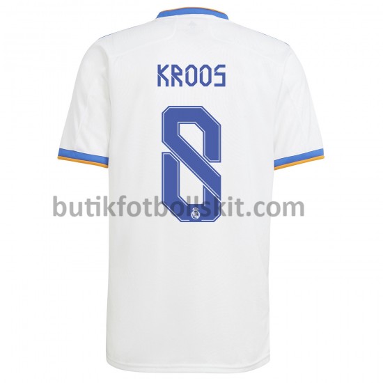 Real Madrid Toni Kroos 8 Hemma Matchtröja 2021/22 Kortärmad