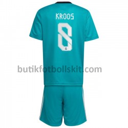 Real Madrid Toni Kroos 8 Barn Tredje Matchtröja 2021/22 Kortärmad