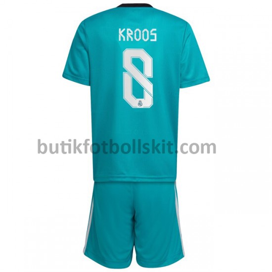 Real Madrid Toni Kroos 8 Barn Tredje Matchtröja 2021/22 Kortärmad
