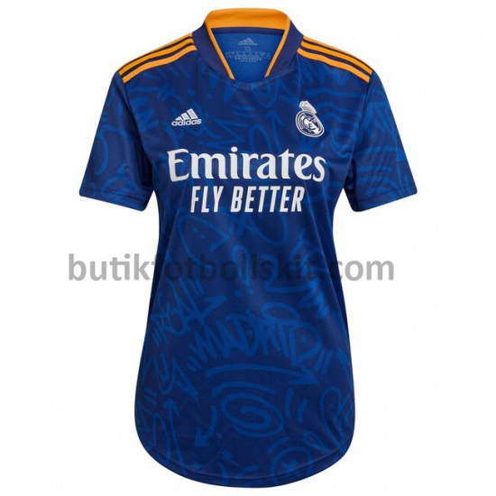 Real Madrid Dam Borta Matchtröja 2021/22 Kortärmad
