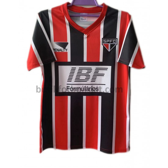 São Paulo Retro Borta Matchtröja 1991 Kortärmad