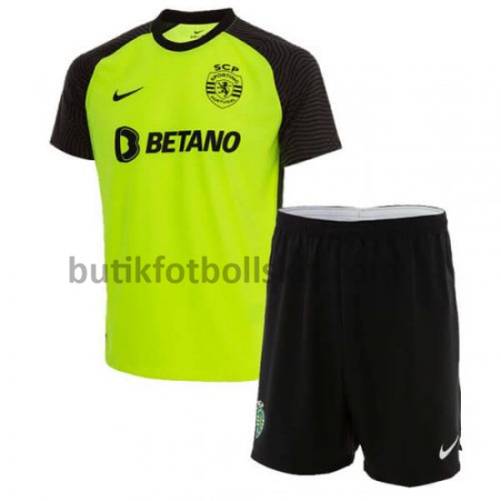 Sporting CP Barn Borta Matchtröja 2021/22 Kortärmad