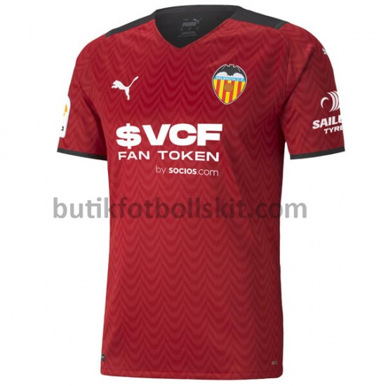 Valencia CF Borta Matchtröja 2021/22 Kortärmad