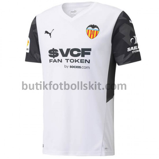 Valencia CF Hemma Matchtröja 2021/22 Kortärmad