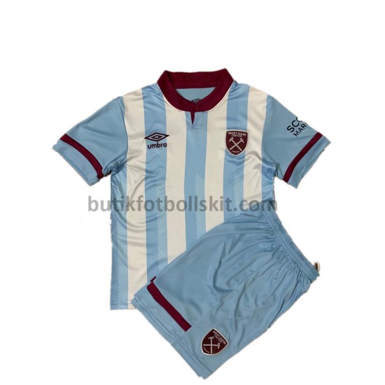 West Ham United Barn Borta Matchtröja 2021/22 Kortärmad