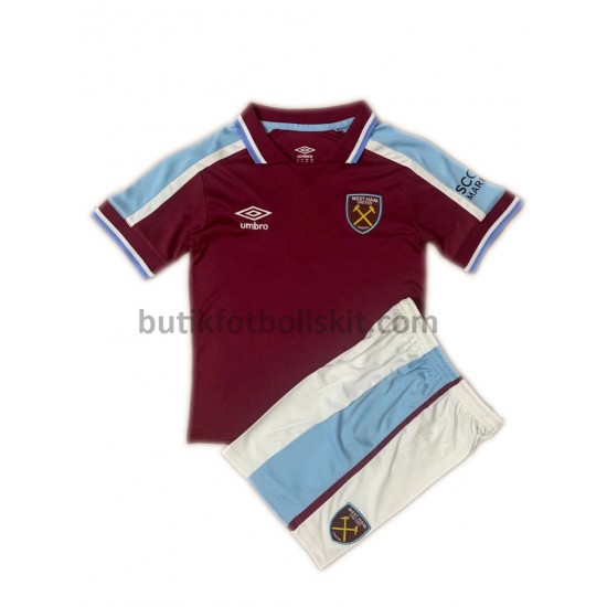 West Ham United Barn Hemma Matchtröja 2021/22 Kortärmad