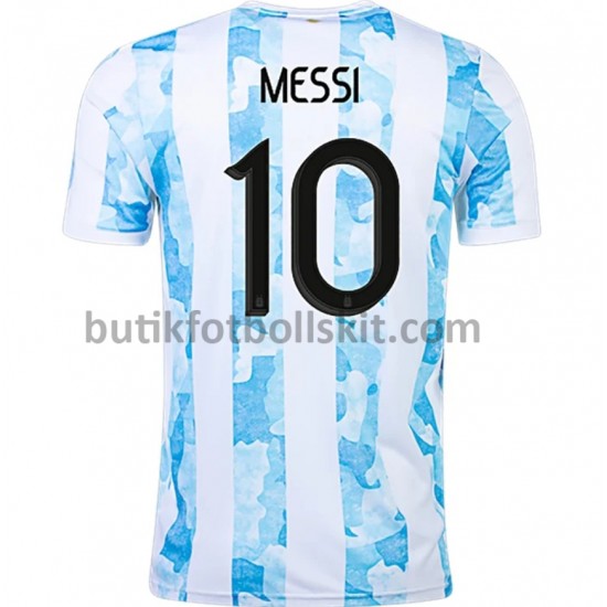 Argentina Lionel Messi 10 Hemma Matchtröja 2021 Kortärmad