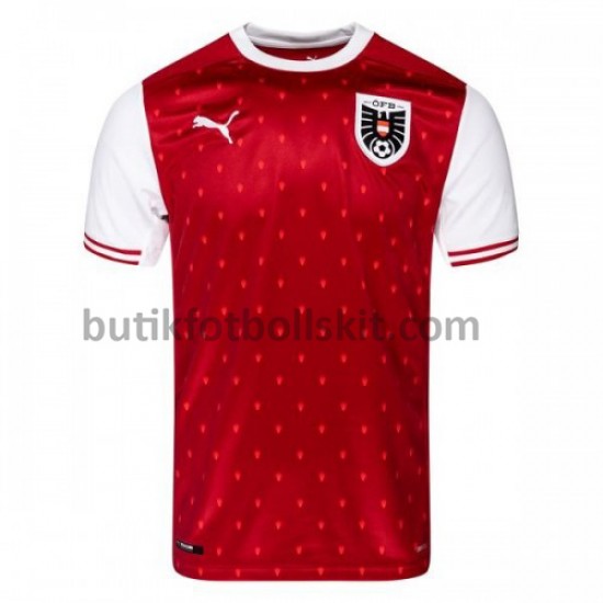 Österrike Hemma Matchtröja 2021/22 Kortärmad