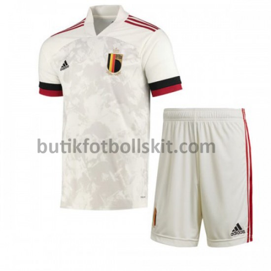 Belgien Barn Borta Matchtröja EM 2020 Kortärmad