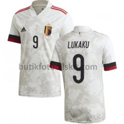 Belgien Romelu Lukaku 9 Borta Matchtröja EM 2020 Kortärmad