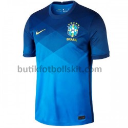 Brasilien Borta Matchtröja 2020-2021 Kortärmad