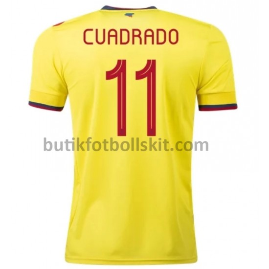 Colombia Cuadrado 11 Hemma Matchtröja 2020-2021 Kortärmad