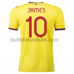 Colombia James 10 Hemma Matchtröja 2020-2021 Kortärmad