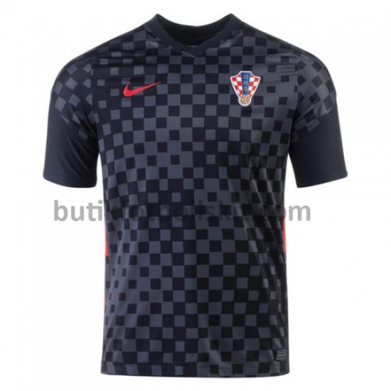 Kroatien Borta Matchtröja EM 2020 Kortärmad