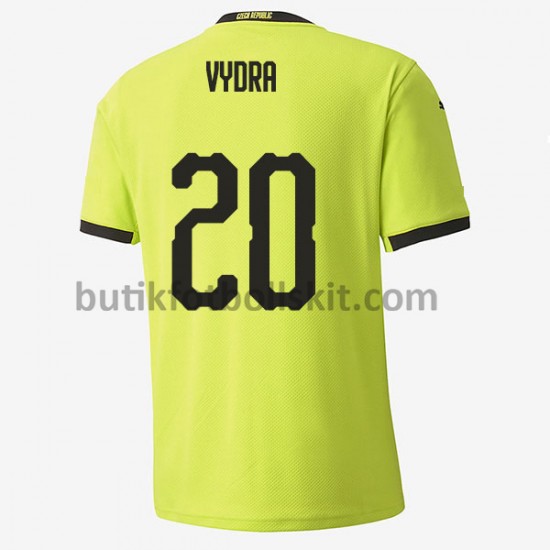 Tjeckien Matej Vydra 20 Borta Matchtröja EM 2020 Kortärmad