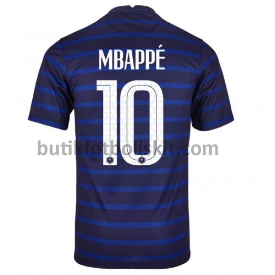 Frankrike Kylian Mbappé 10 Hemma Matchtröja EM 2020 Kortärmad