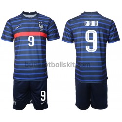 Frankrike Olivier Giroud 9 Barn Hemma Matchtröja EM 2020 Kortärmad