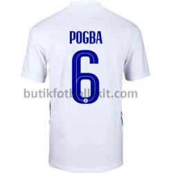 Frankrike Paul Pogba 6 Borta Matchtröja EM 2020 Kortärmad