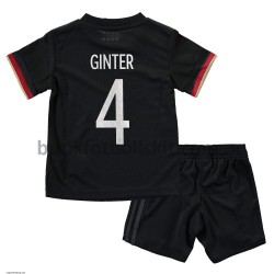 Tyskland Matthias Ginter 4 Barn Borta Matchtröja EM 2020 Kortärmad