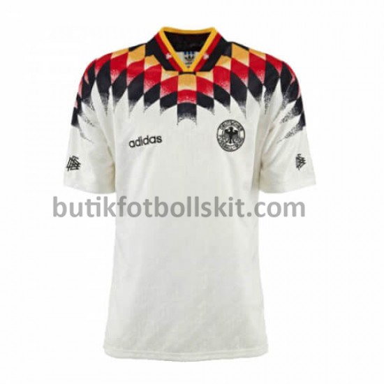 Tyskland Retro Hemma Matchtröja 1994 Kortärmad