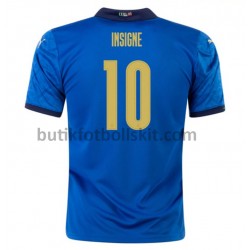 Italien Insigne 10 Hemma Matchtröja EM 2020 Kortärmad