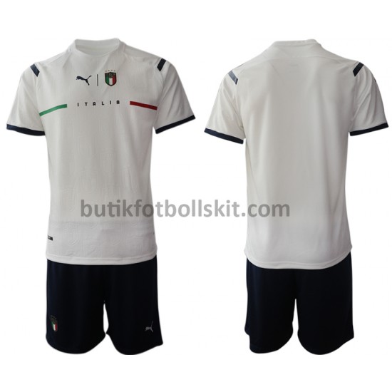 Italien Barn Borta Matchtröja 2021/22 Kortärmad