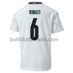 Italien VERRATTI 6 Borta Matchtröja EM 2020 Kortärmad