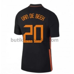 Nederländerna Donny van de Beek 20 Borta Matchtröja EM 2020 Kortärmad