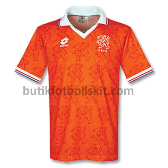 Nederländerna Retro Hemma Matchtröja 1996 Kortärmad