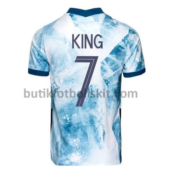 Norge Joshua King 7 Borta Matchtröja 2020-2021 Kortärmad