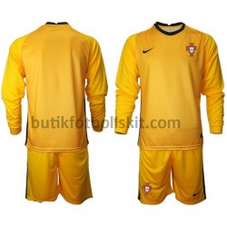 Portugal Målvakt Barn Borta Matchtröja EM 2020 Långärmad