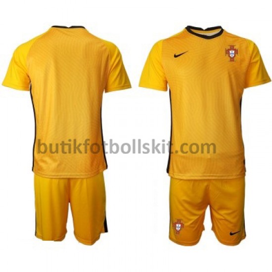 Portugal Målvakt Barn Borta Matchtröja EM 2020 Kortärmad