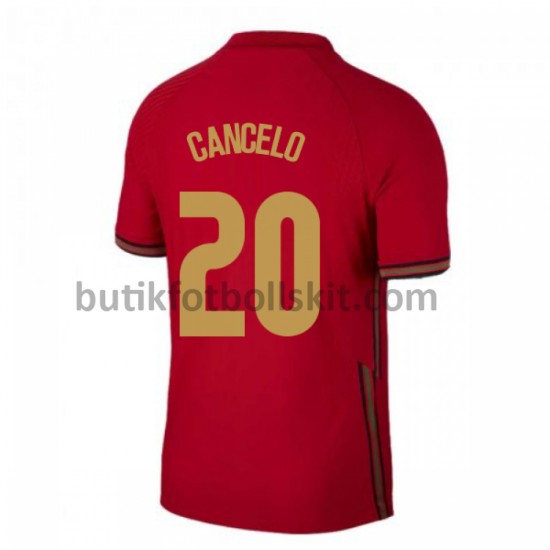 Portugal Joao Cancelo 20 Hemma Matchtröja EM 2020 Kortärmad