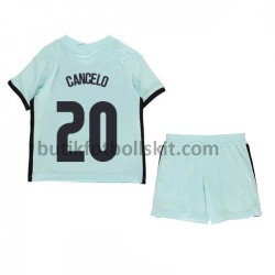 Portugal Joao Cancelo 20 Barn Borta Matchtröja EM 2020 Kortärmad
