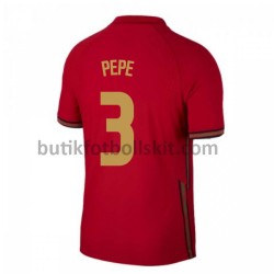 Portugal Pepe 3 Hemma Matchtröja EM 2020 Kortärmad