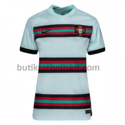 Portugal Dam Borta Matchtröja EM 2020 Kortärmad