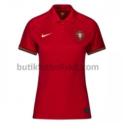 Portugal Dam Hemma Matchtröja EM 2020 Kortärmad