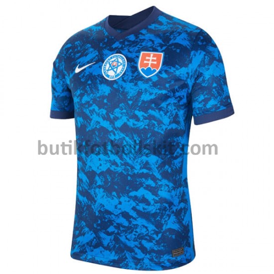 Slovakien Hemma Matchtröja 2020-2021 Kortärmad