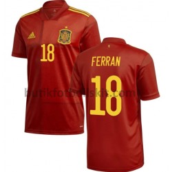 Spanien Ferran 18 Hemma Matchtröja EM 2020 Kortärmad