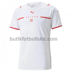 Schweiz Borta Matchtröja 2021/22 Kortärmad